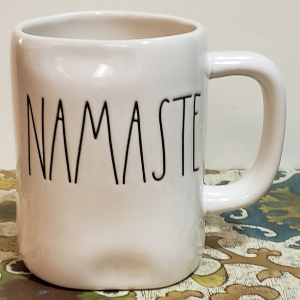3 for $27 - RAE DUNN NAMASTE MUG